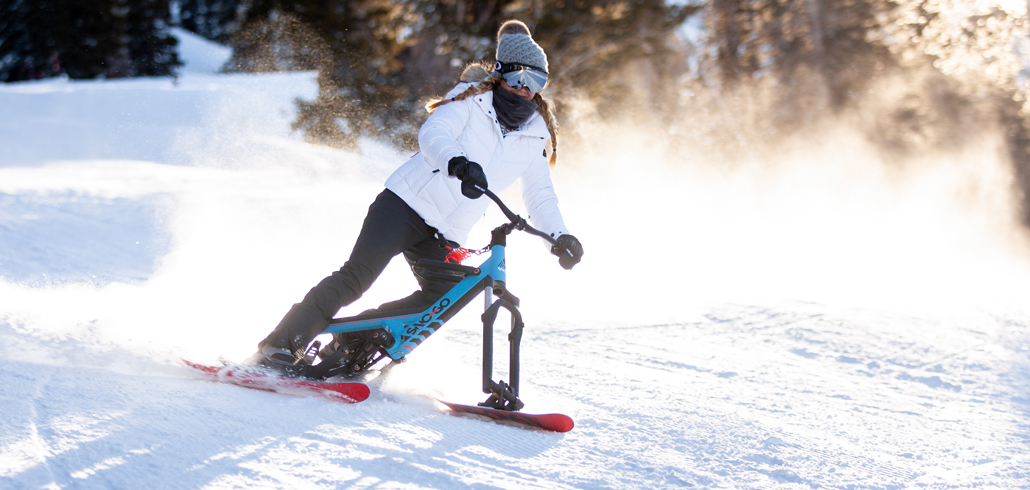 Winter is Coming So, Ride a Sno-Go Ski Bike Like an MTB - Bikerumor